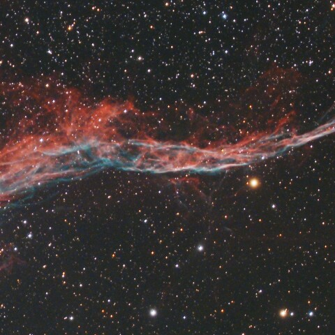 NGC6960 網状星雲　の一部