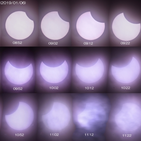 部分日食　1月6日