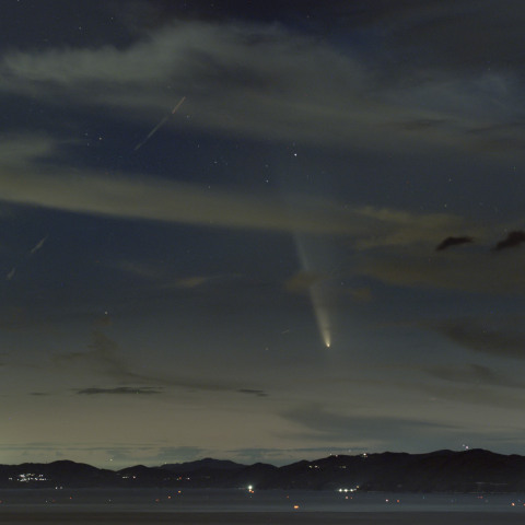 佐田岬半島とC/2023 A3　10/13