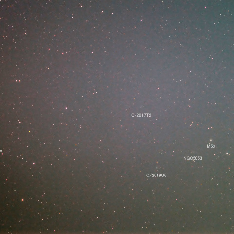 C/2017T2 PanSTARRS & C/2019U6 Lemmon 7/31