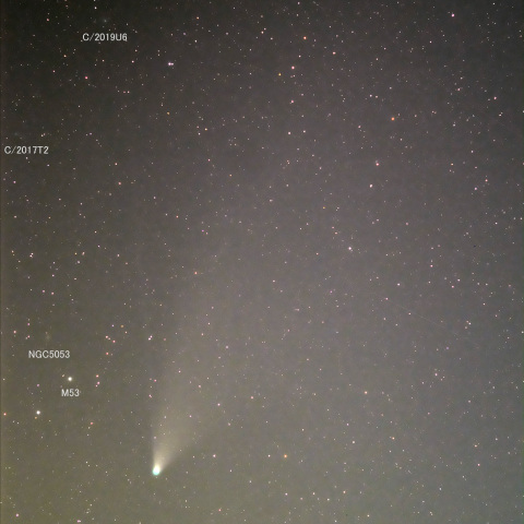 C/2017T2. C/2019U6. C/2020F3 8/5