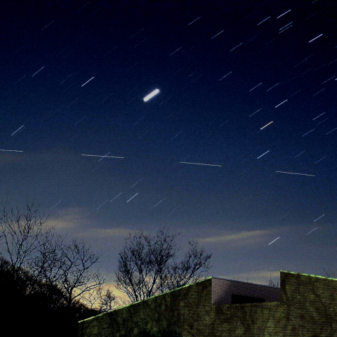 明けのISS 、金星とアンタレス付近通過中