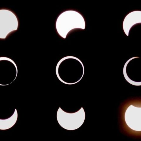 ミャンマー金環日食（マンダレー）