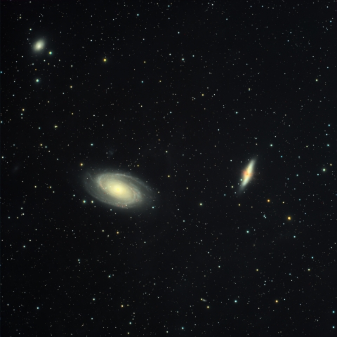 なんちゃってLRGBによるM81・M82
