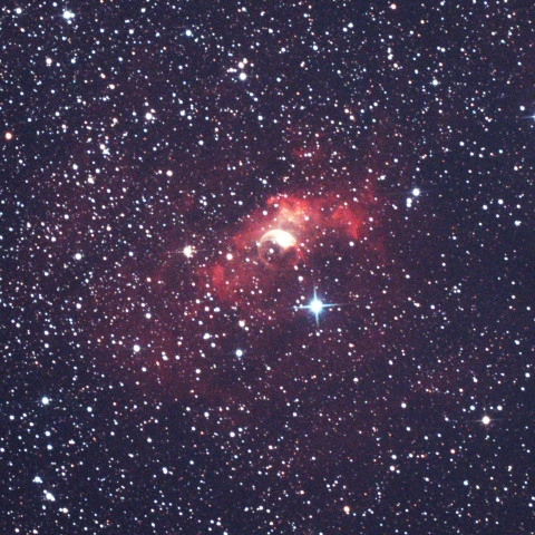 CBPで撮ったNGC7635：バブル星雲