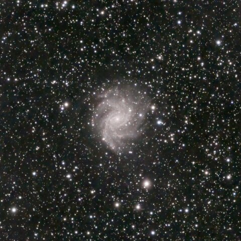 NGC6949：回転花火銀河（小）