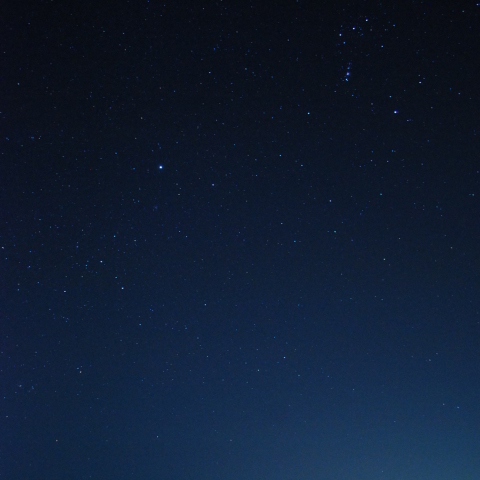 冬の大三角とカノープス