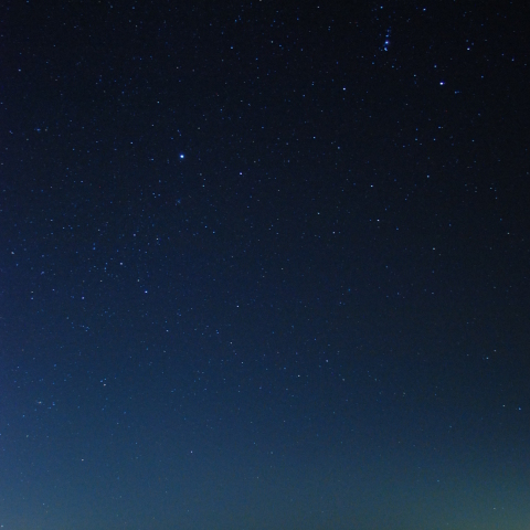 琵琶湖最北端から望むカノープス 