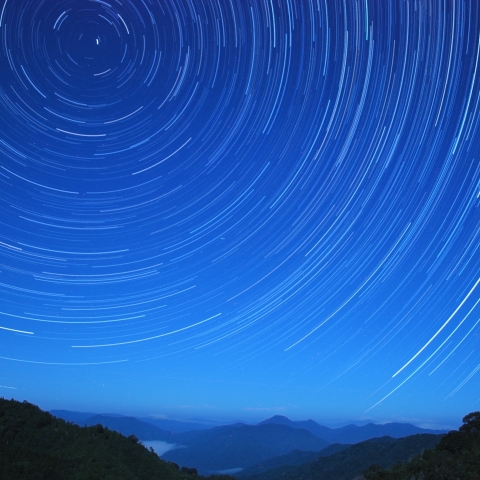 揖斐高原の星空