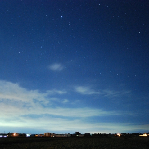 三重県いなべ市から望むカノープス