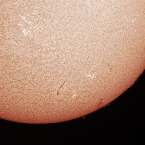 3月9日の太陽部分詳細