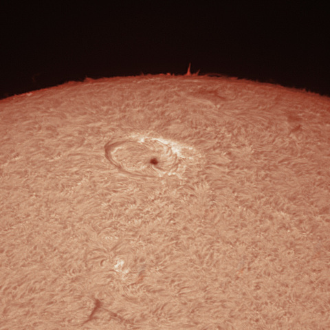 太陽面クレーター