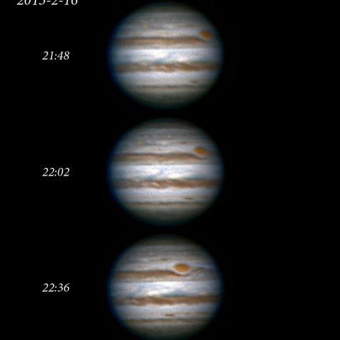 ２月１６日の木星