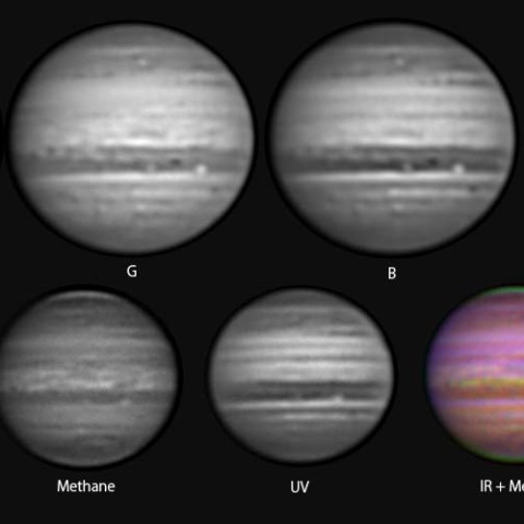 ８月６日の木星　単色像