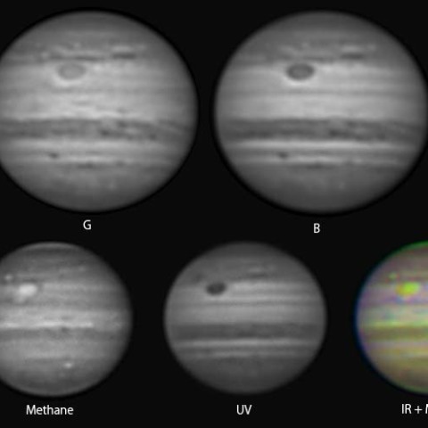 １０月１日の木星(単色光)