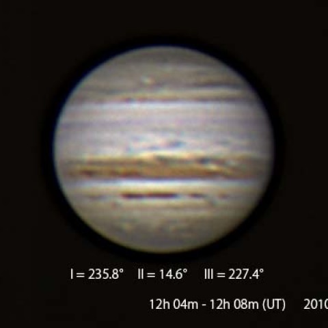 １０月１７日の木星