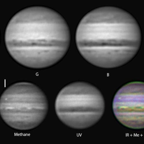 SEBに小白斑が発生した木星