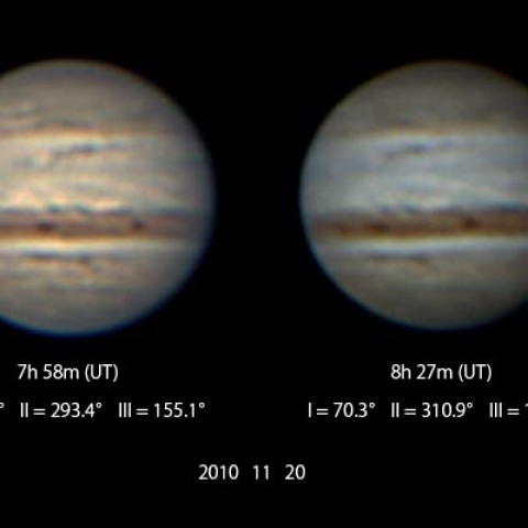 11月20日の木星