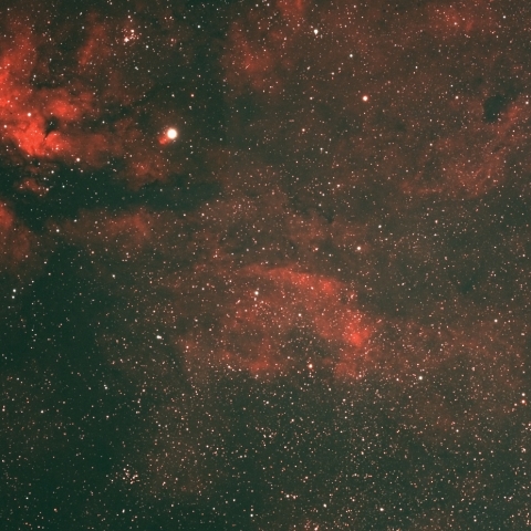 サドル付近 クレセント星雲