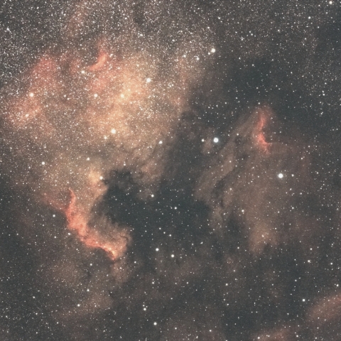 北アメリカ ペリカン星雲