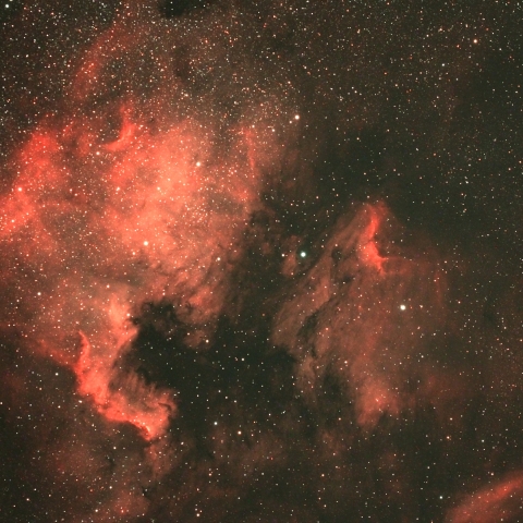 北アメリカ星雲　ペリカン星雲