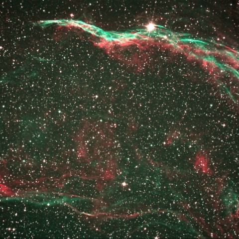 網状星雲　西側