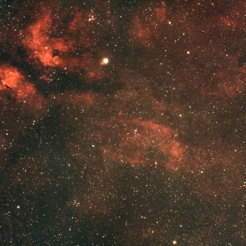 白鳥座サドル　クレセント星雲