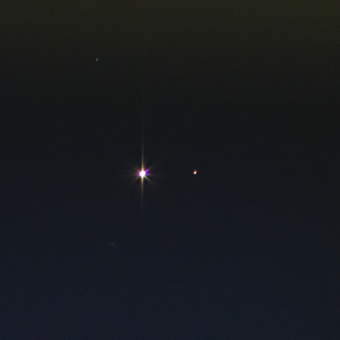 金星と火星が大接近