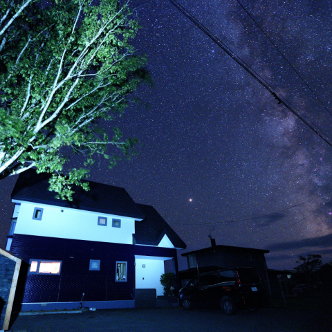 北海道ブラックアウトの空