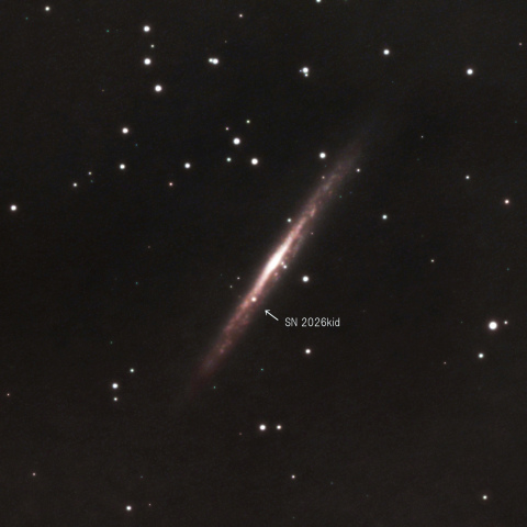 NGC5907 & 超新星SN2026kid