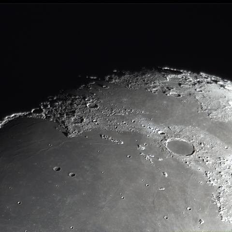 2023年4月1日 月齢10.7/ プラトーから虹の入江