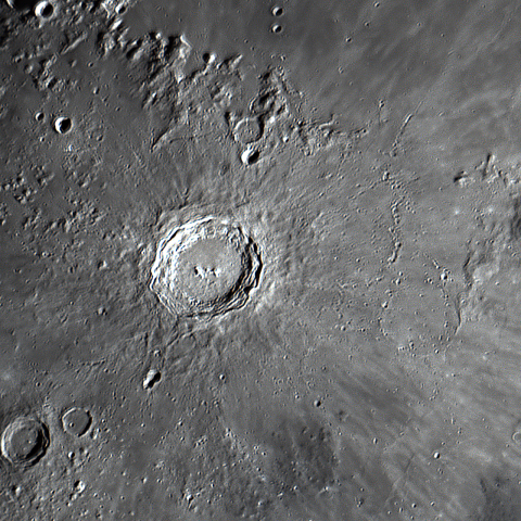 2023年4月1日 月齢10.7/ コペルニクス拡大