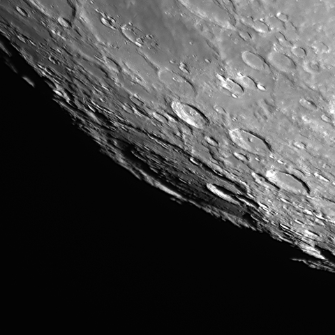 2023年4月4日 月齢13.7/ バイイ強拡大