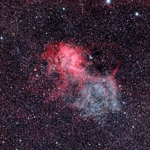 sh2-132 ライオン星雲