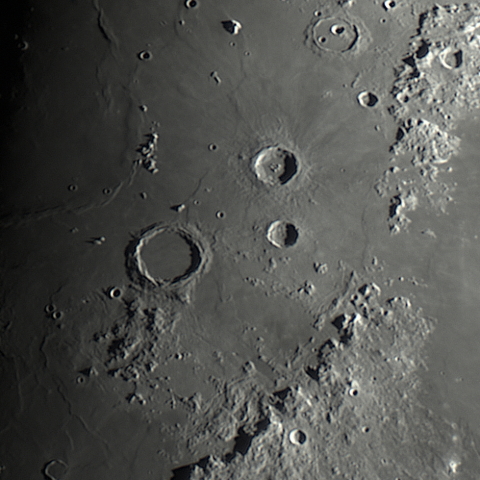 アルキメデス 付近