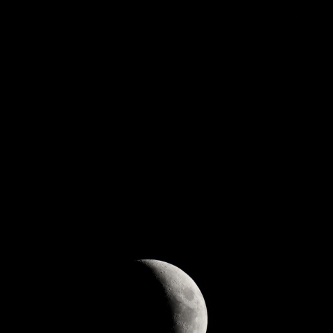 月と土星の接近