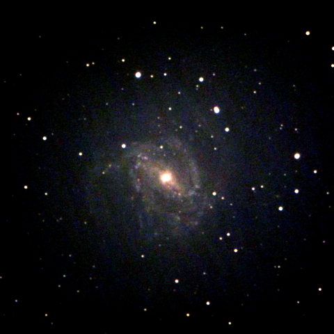 M83 南の回転花火銀河