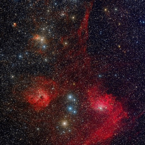 FSQ85EDP 勾玉星雲 IC410  スパイダー星雲