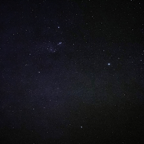 iPhone 11 Proによる冬の大三角