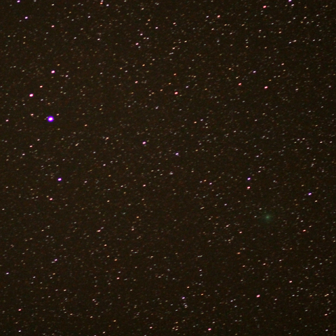 こいぬ座とハートレー彗星(103P)