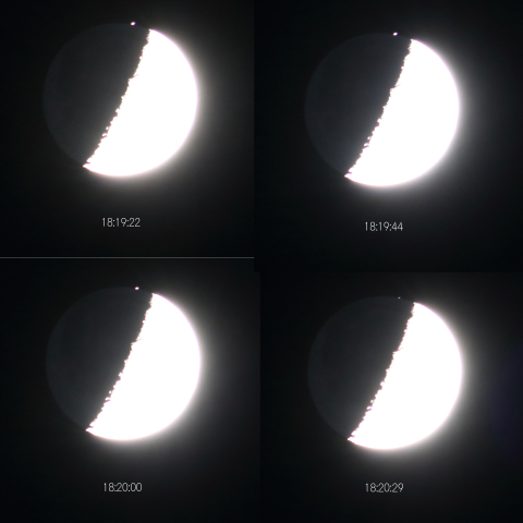 12月8日の土星食（潜入）