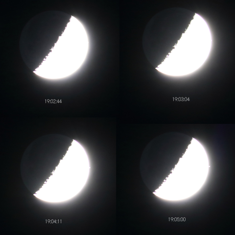 12月8日の土星食（出現）