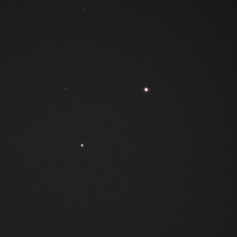 火星とレグルス