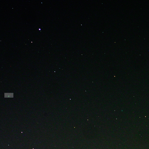 東京都心からとらえた11月14日のアイソン彗星