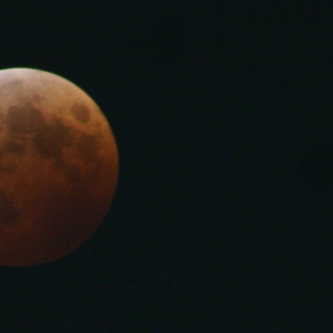 皆既月食と天王星