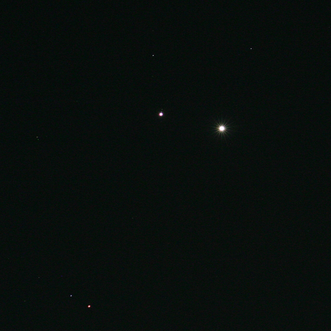 金星・木星の大接近と火星