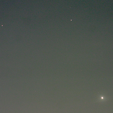 金星・火星・土星の接近