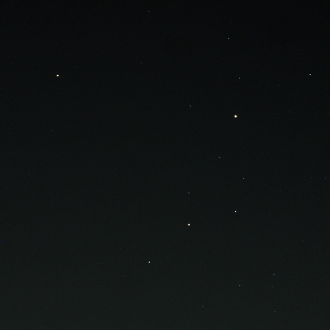 火星・アンタレス・土星の接近