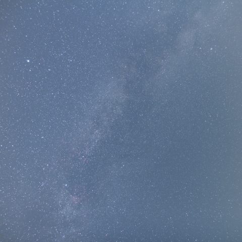 夏の大三角と天の川