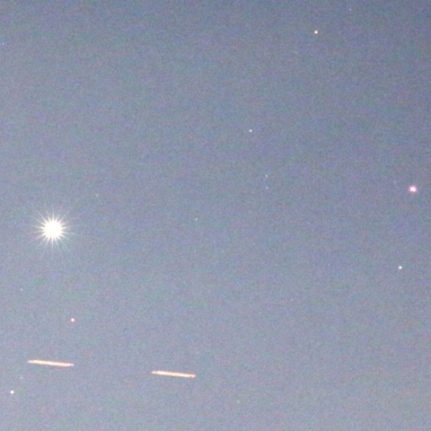 金星と土星の接近